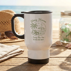 Custom Matching Vacation Family Trip Minimalist Travel Mug