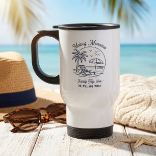 Custom Matching Vacation Family Trip Minimalist Travel Mug