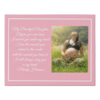 Custom Maternity Photo Beautiful Mom Quote Pink