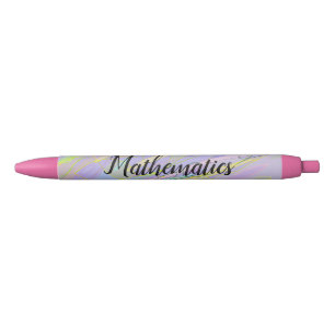 Custom Mathematics Purple Doddle Pen