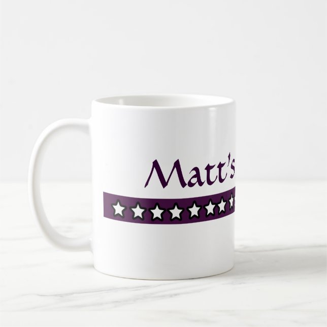 Custom Matt Coffee Mug (Left)