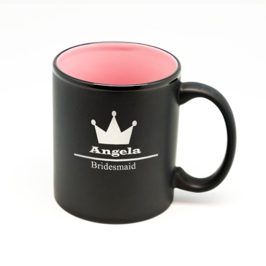 Custom Matte Black/Color Hilo Straight Mug #11 (Front)