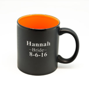 Custom Matte Black/Color Hilo Straight Mug #18