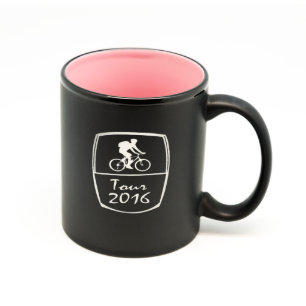 Custom Matte Black/Color Hilo Straight Mug #5