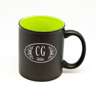 Custom Matte Black/Color Hilo Straight Mug #7