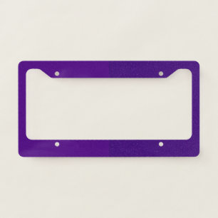Custom Matte & Glitter Split Purple License Frame