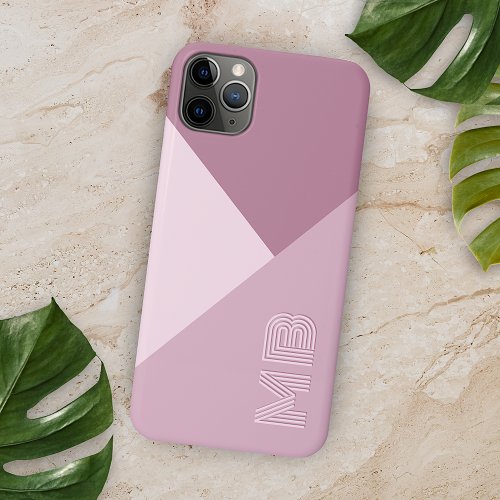 Custom Mauve Taupe Dusty Rose Blush Pink Colored iPhone 11 Pro Max Case