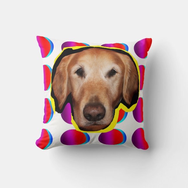 Custom Max 1 Throw Pillow (Front)