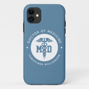 Custom MD Doctor of Medicine Doctor Graduation iPhone 11 Case