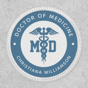 Custom MD Doctor of Medicine Doctor Graduation Patch