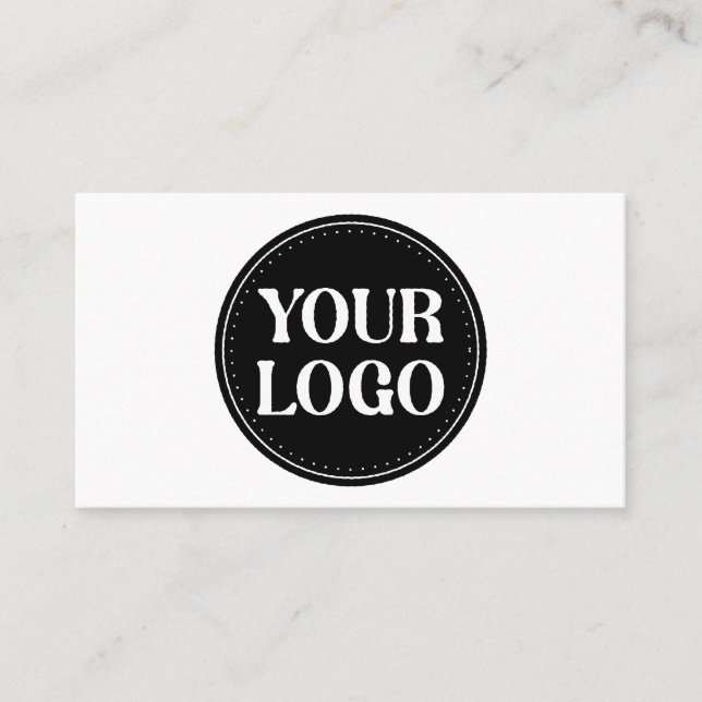 Custom, meaningful, elegant & everlasting button business card (Front)