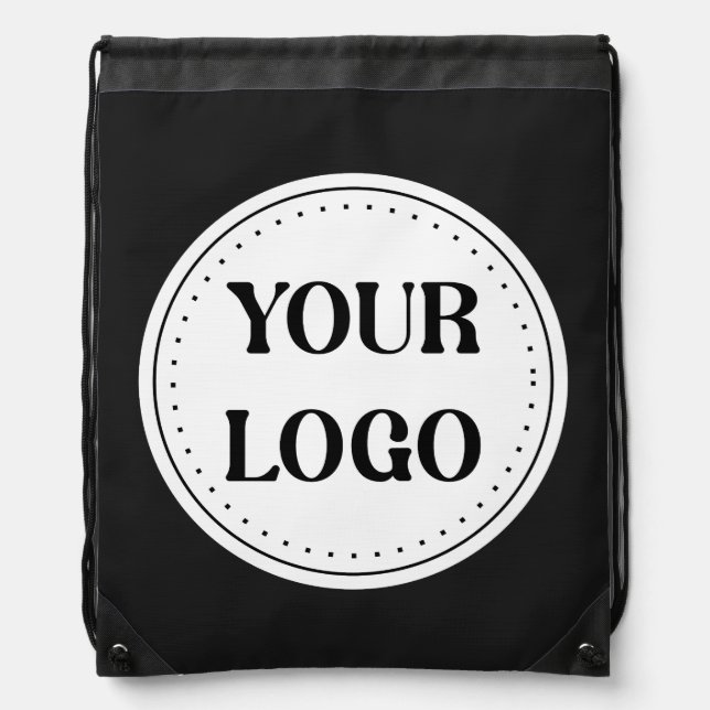 Custom, meaningful, elegant & everlasting button drawstring bag (Front)