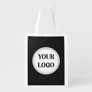 Custom, meaningful, elegant & everlasting button grocery bag
