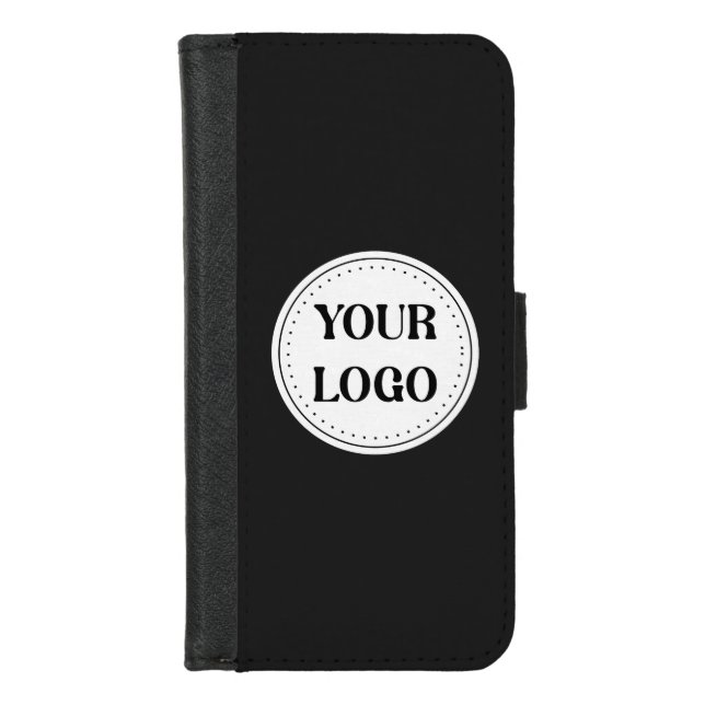 Custom, meaningful, elegant & everlasting button iPhone wallet case (Front)