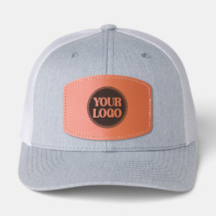 Custom, meaningful, elegant & everlasting button leather patch hat