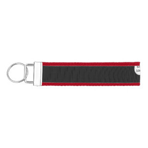 Custom, meaningful, elegant & everlasting button wrist keychain