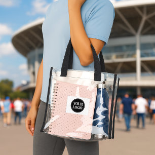 Custom, meaningful, elegant & everlasting clear tote bag