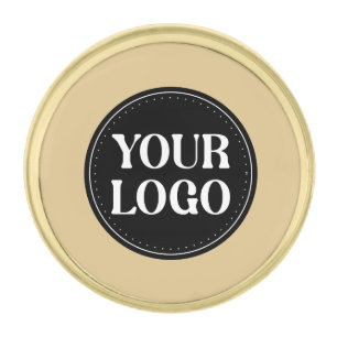 Custom, meaningful, elegant & everlasting gold finish lapel pin