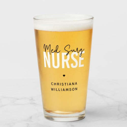 Custom Med Surg Nurse  Medical_Surgical Nurse Glass