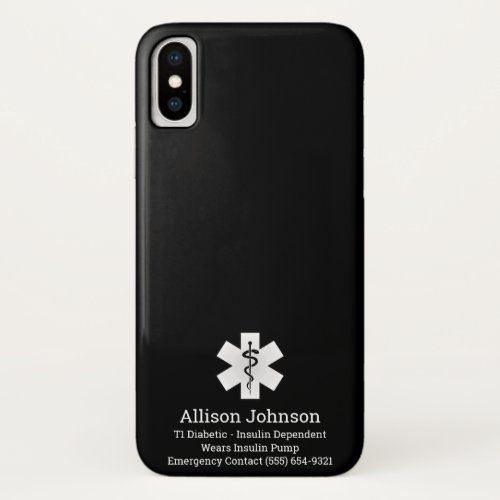 Custom Medical Alert Phone Case