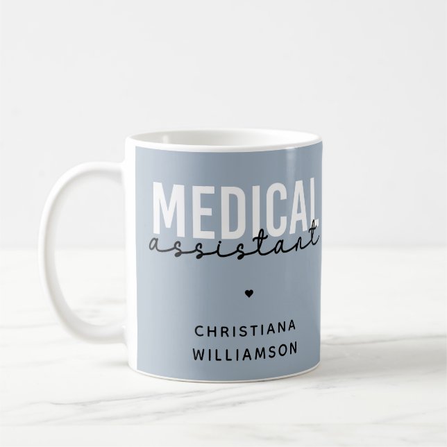 Custom Medical Assistant | Clinical Assistant Gift Coffee Mug (Left)