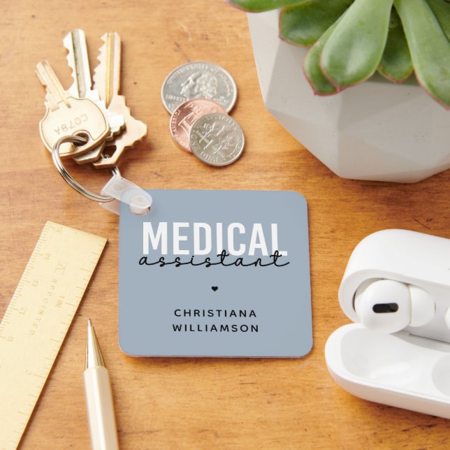 Custom Medical Assistant | Clinical Assistant Gift Keychain (Desk)