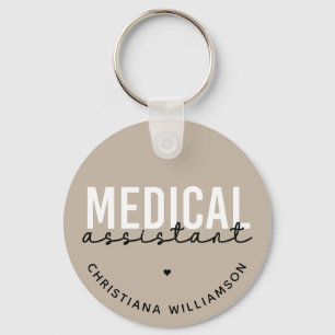 Custom Medical Assistant Clinical Assistant Gift Keychain