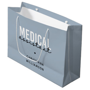 Custom Medical Assistant Clinical Assistant Gift Large Gift Bag