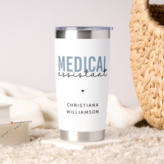 Custom Medical Assistant MA | Clinical Assistant Insulated Tumbler (Living Room)