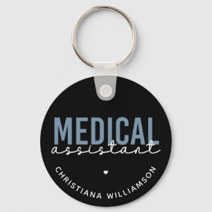 Custom Medical Assistant MA Clinical Assistant Keychain