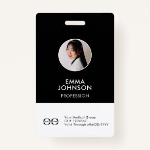 Custom Medical Personnel Photo ID Badge