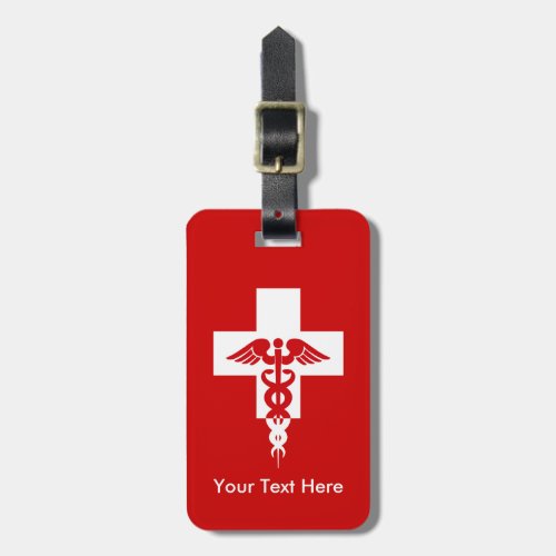 Custom Medical Professional luggage tag