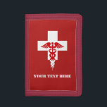 Custom Medical Professional wallets<br><div class="desc">Change the text field to what you want. You can also change the font and its size and color by using the "Customize it" function. See my store for more items with this design.</div>