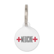 Custom Medicine In case of Emergency Medication Pet Tag