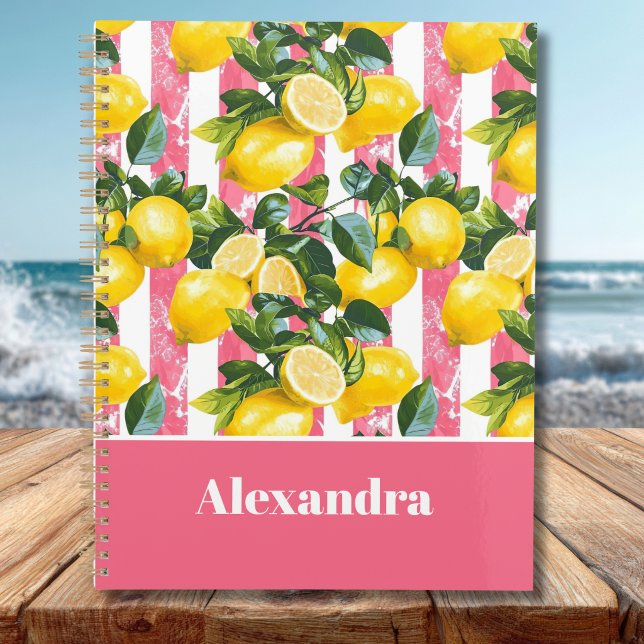 Custom Mediterranean Lemon Pattern Planner (Creator Uploaded)