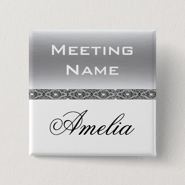 Custom meeting name button (Front)