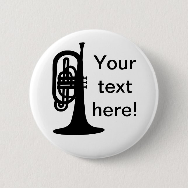 Custom Mellophone Button (Front)