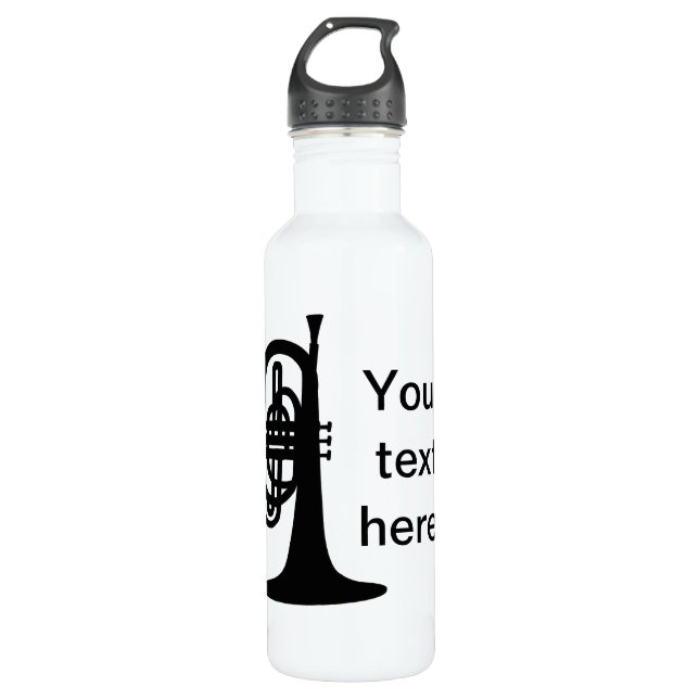 Custom Mellophone Water Bottle (Front)