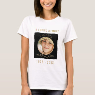 Custom Memorial Add Photo   In Loving Memory T-Shirt