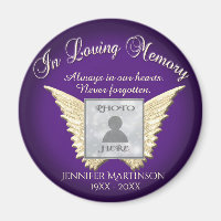 Custom Memorial Add Photo Magnet