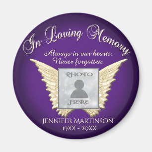 Custom Memorial Add Photo Magnet
