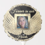 Custom Memorial Angel Wings Add Photo Balloon