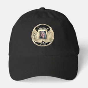 Custom Memorial Angel Wings Add Photo Hat