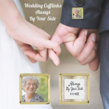 Custom Memorial Gold Photo Wedding
