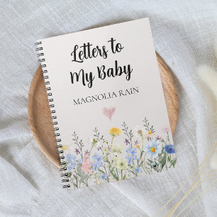 Custom Memorial journal Floral Miscarriage Gift 