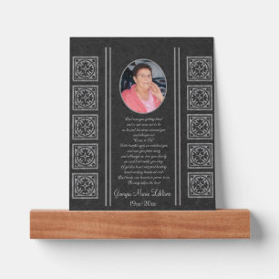 Custom Memorial Keepsakes Picture Ledge