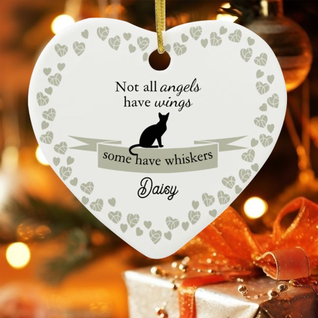 Custom Memorial Pet Name Ceramic Ornament (Creator Uploaded)