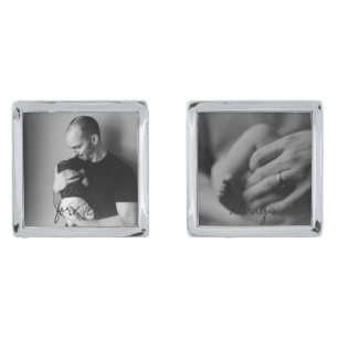 Custom Memorial Photo Cufflinks