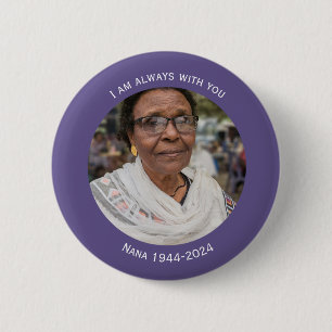 Custom Memorial Photo Lapel Pin, Funeral, Wedding Button