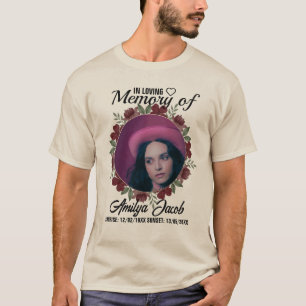 Custom Memorial Rest in Peace T-Shirt   Rip